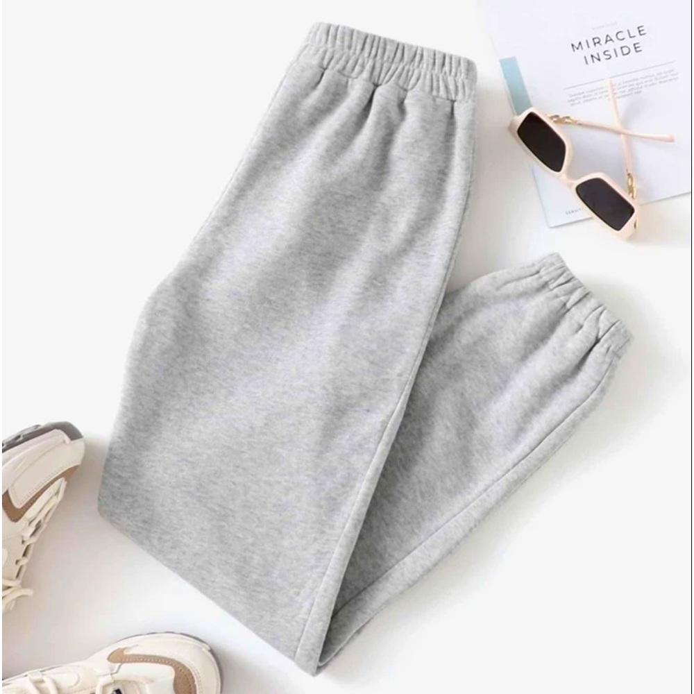 NWOT SHEIN EZwear Solid Elastic waist sweatpants Large